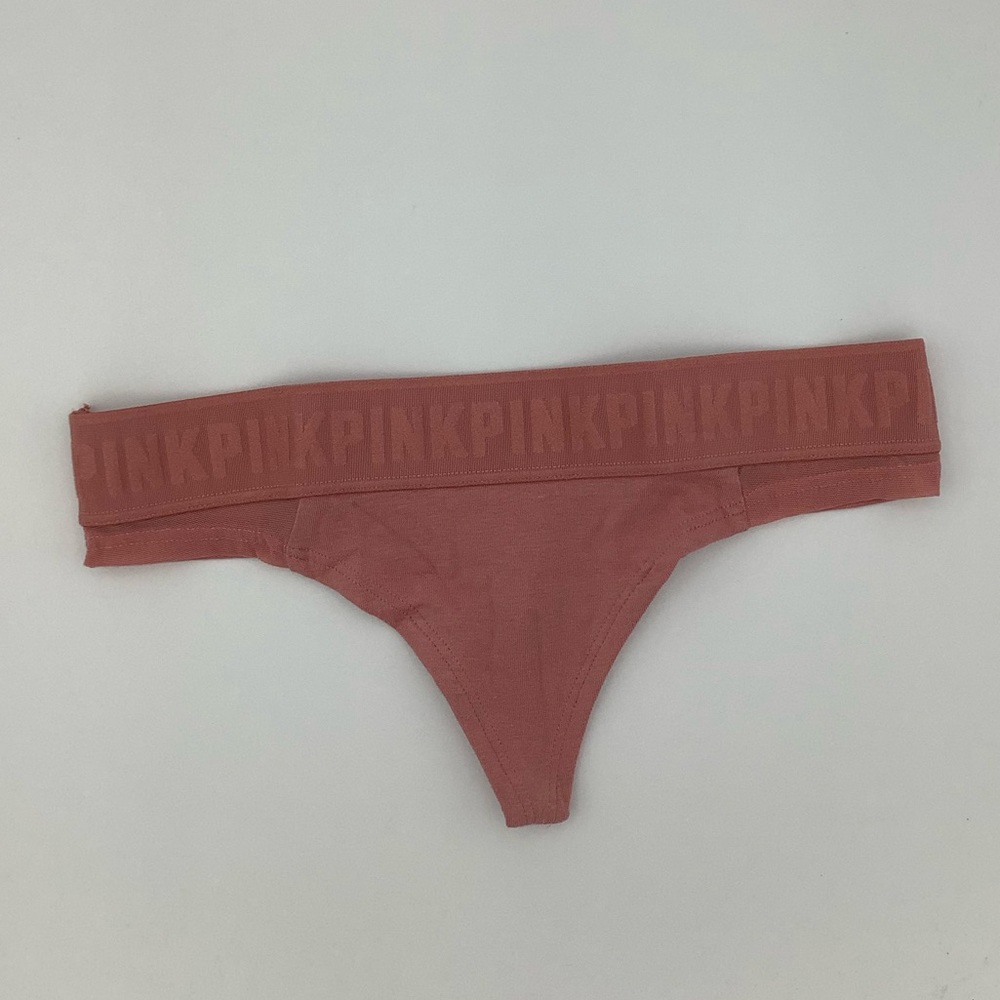 New Victoria’s Secret PINK Logo Thong Panties - XSmall